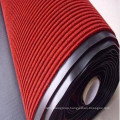 Ribbed PVC Door Mat for Commercial Use (ribbed, velour+PVC backing)